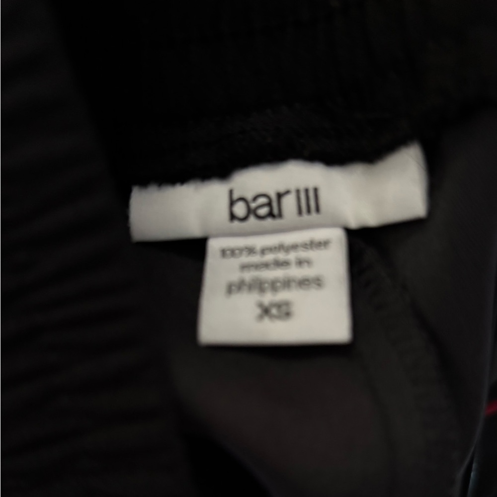Bar III Black red white joggers size extra small. - Picture 6 of 6